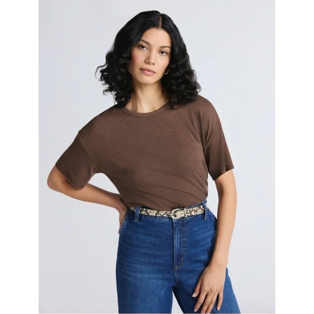 Sofia Jeans by Sofia Vergara Sofia Short Sleeve Cropped Tee